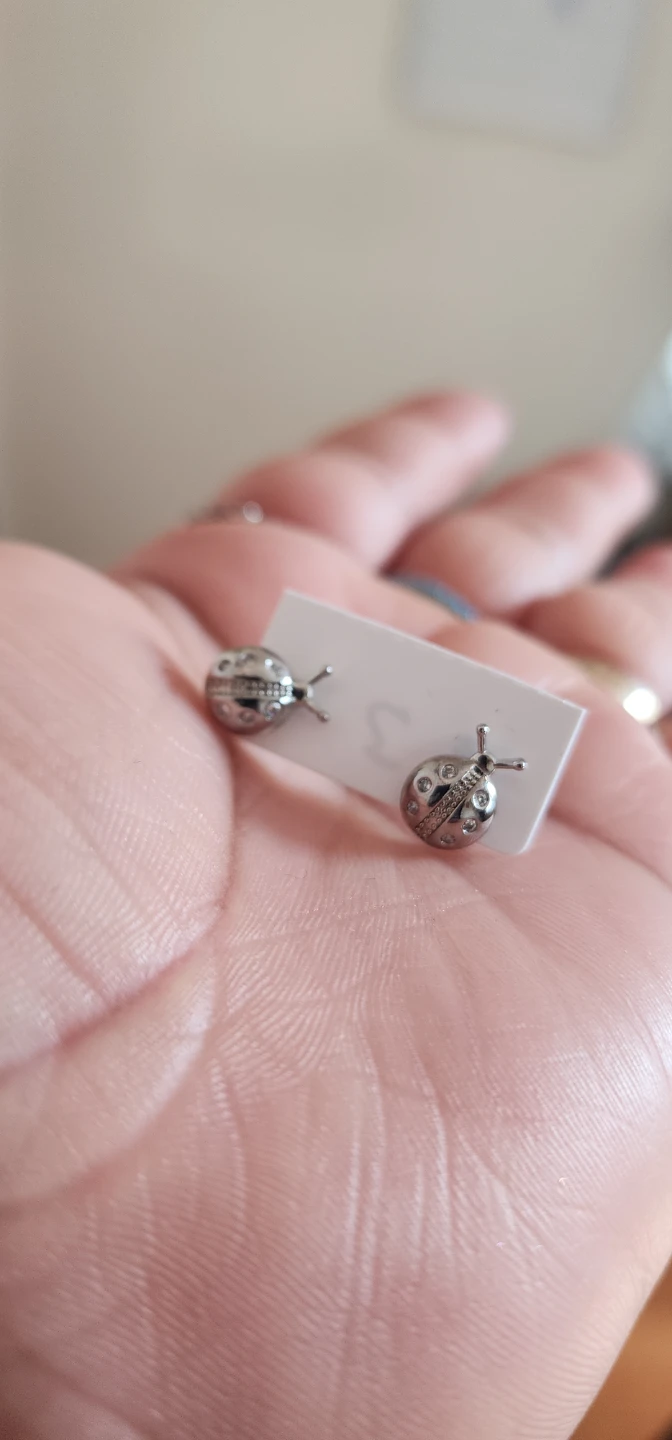 Cute Ladybug Stud Earrings - photo 4