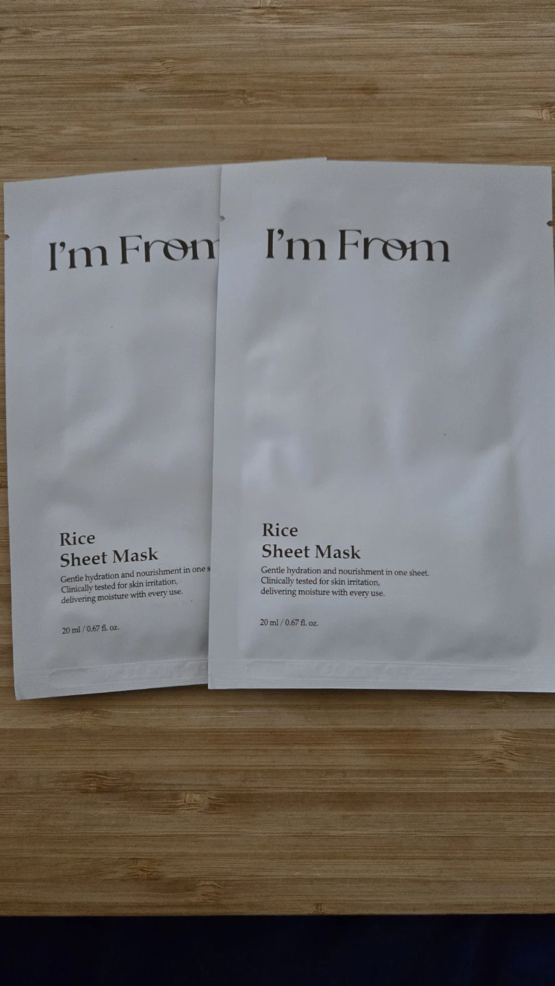 I'm From Rice Sheet Mask (2-pack)⚽