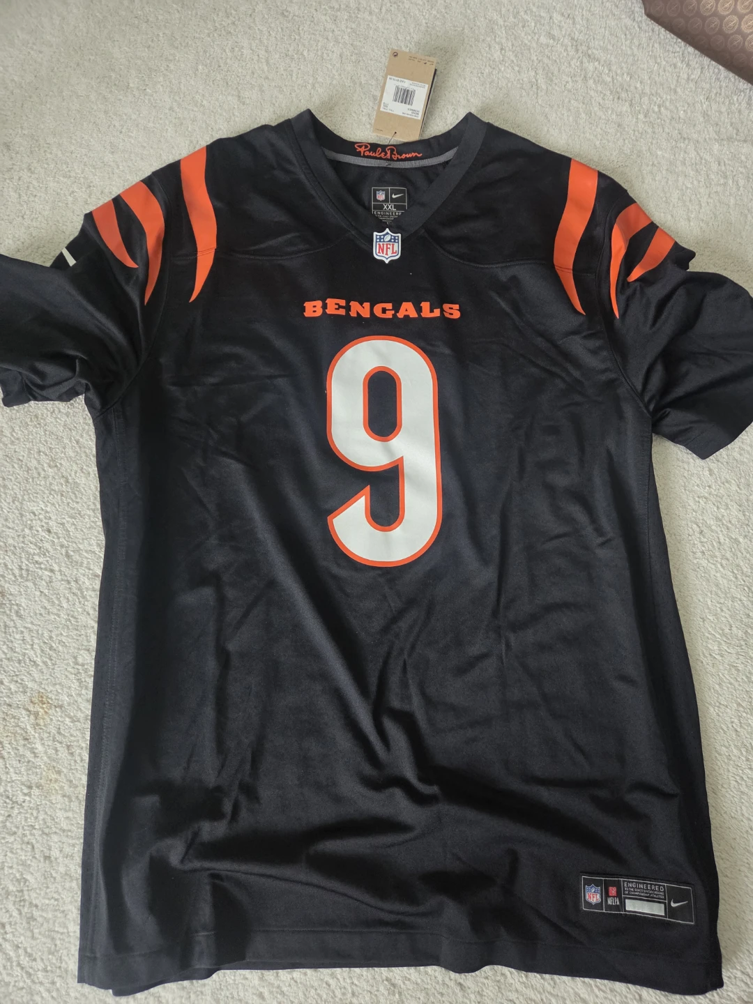 Cincinnati Bengals Joe Burrow #9 Nike NFL Jersey