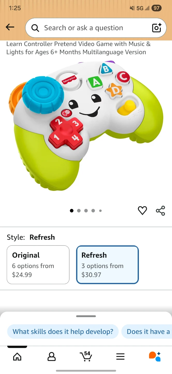 Fisher price  game controller - photo 2