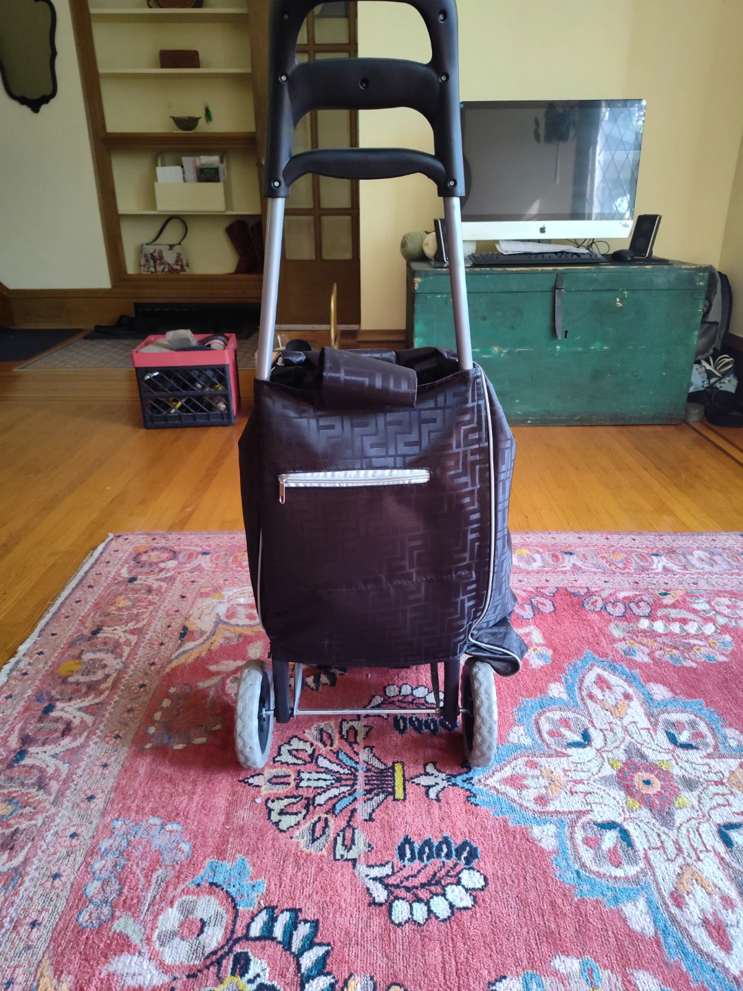 Shopping Cart with patterned bag - photo 2