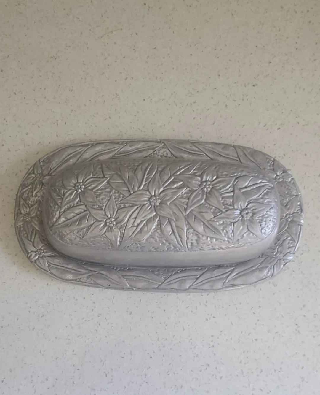 Floral Embossed Butter Dish - photo 2