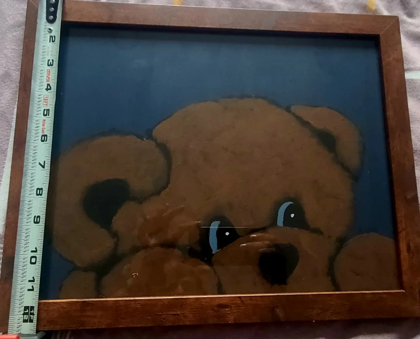 Framed Teddy Bear Art - photo 2