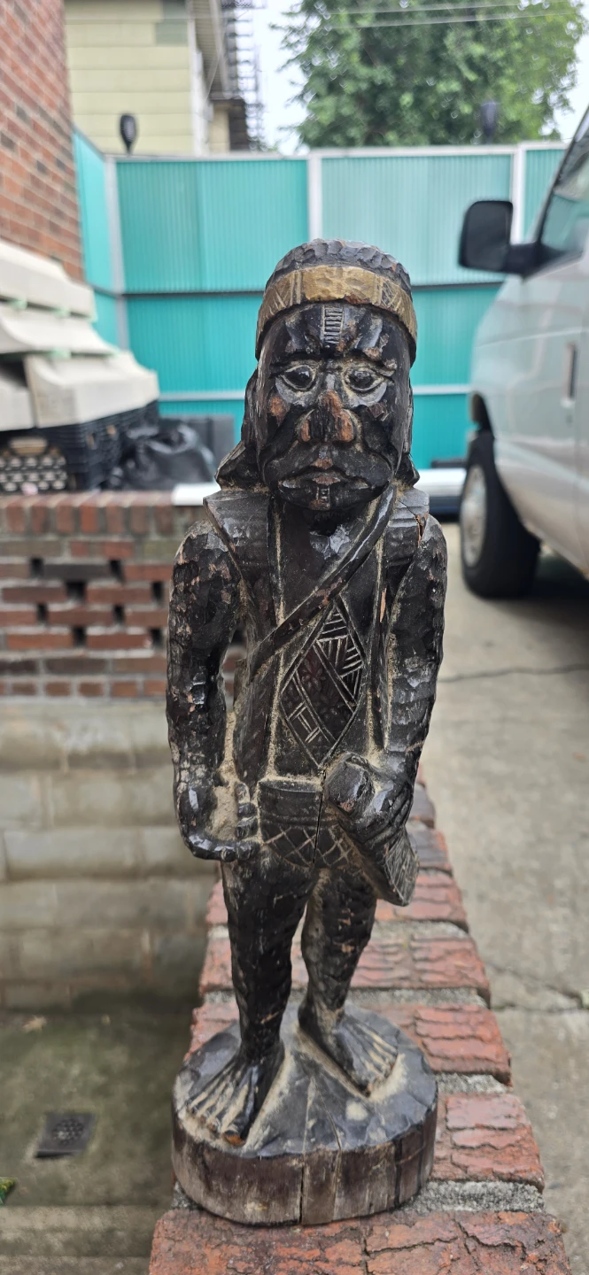 Hand Carved Wooden Figurine