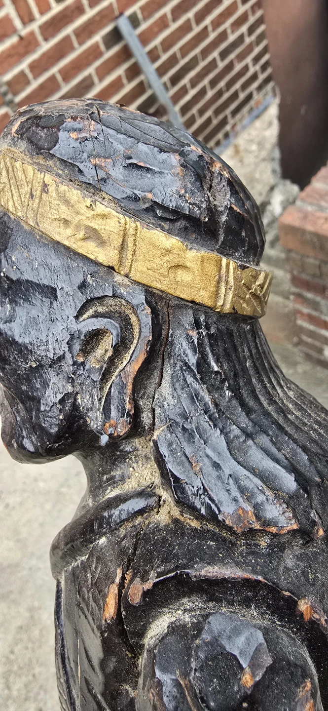 Hand Carved Wooden Figurine - photo 5