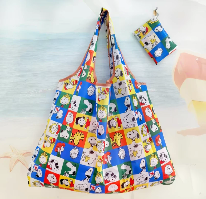 New Snoopy Reusable Shopping Bag compact washable