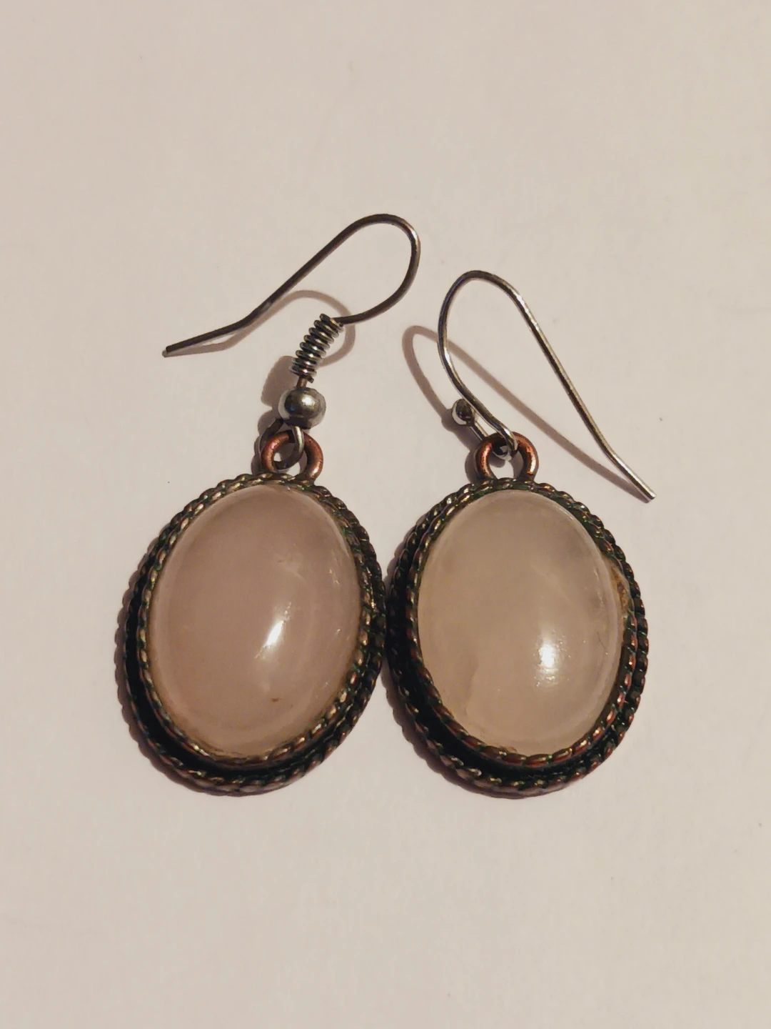 Rose Quartz Dangle Earrings - photo 4