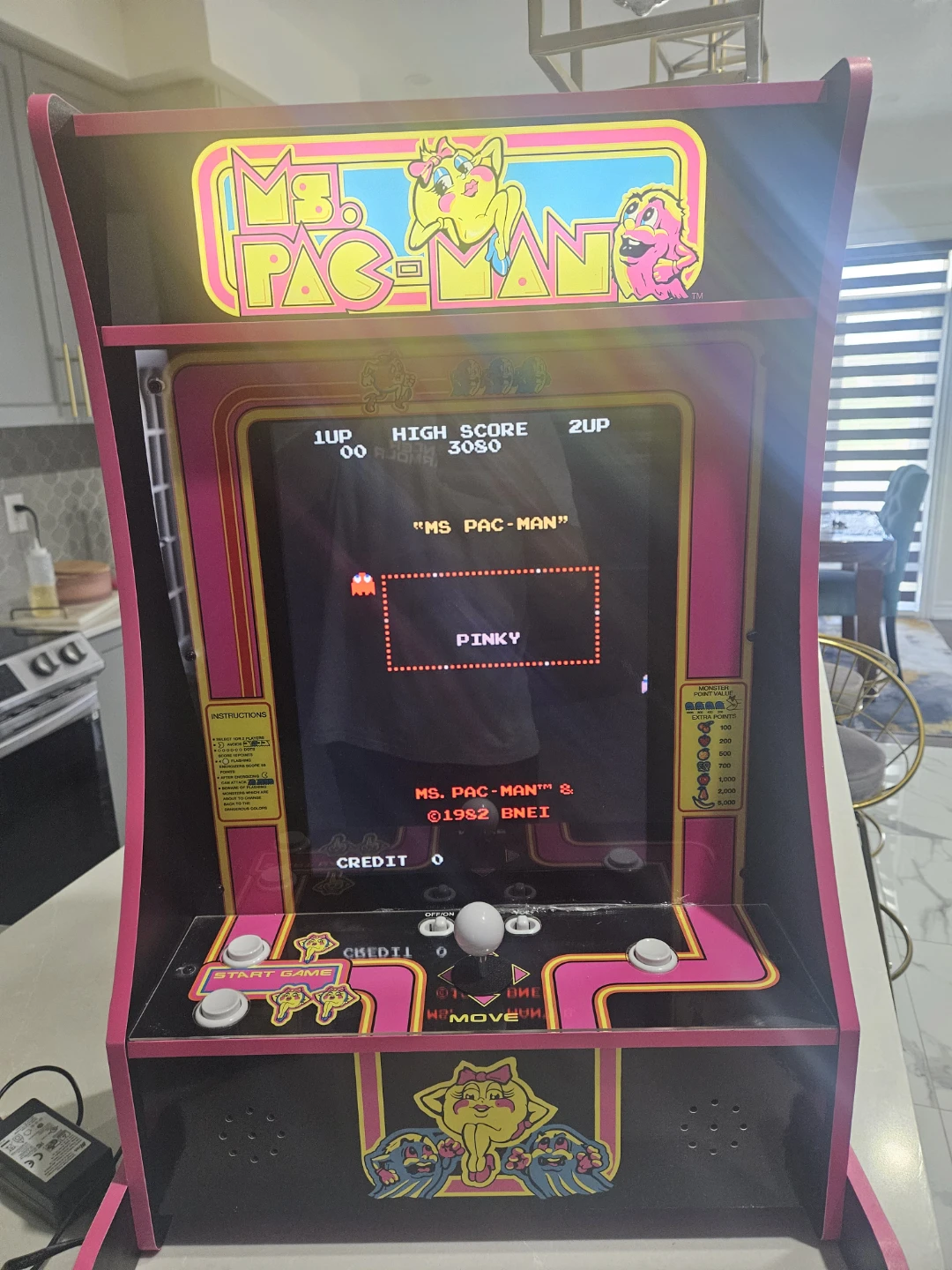 Arcade1Up Ms. Pac-Man Retro Arcade Machine - photo 2