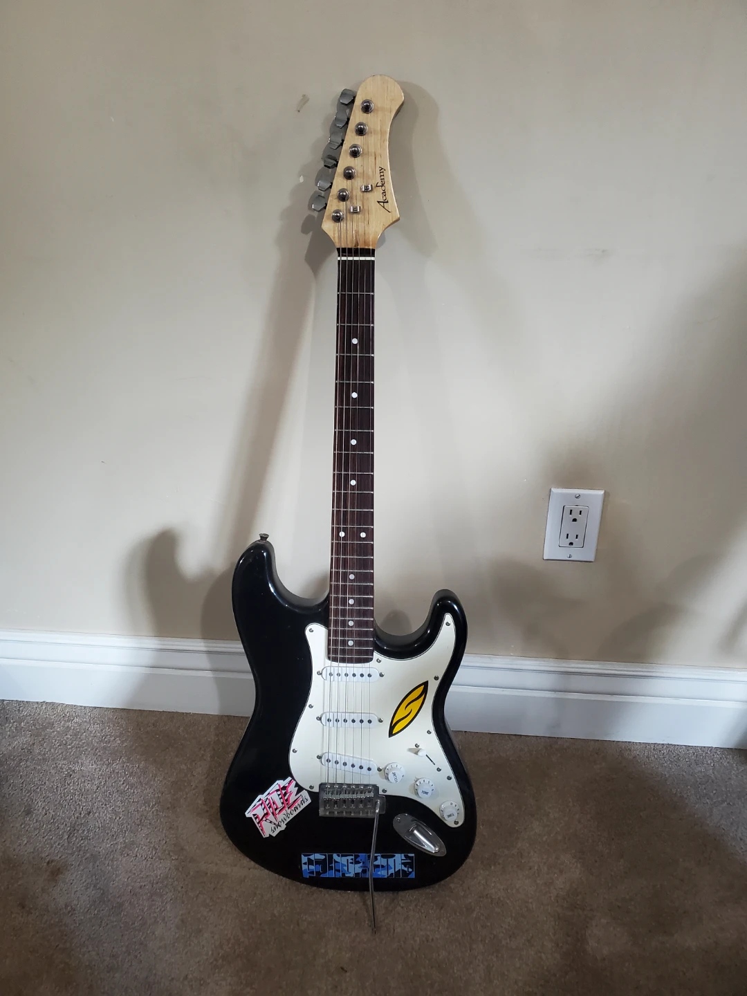 Academy Electric Guitar - Black - photo 2