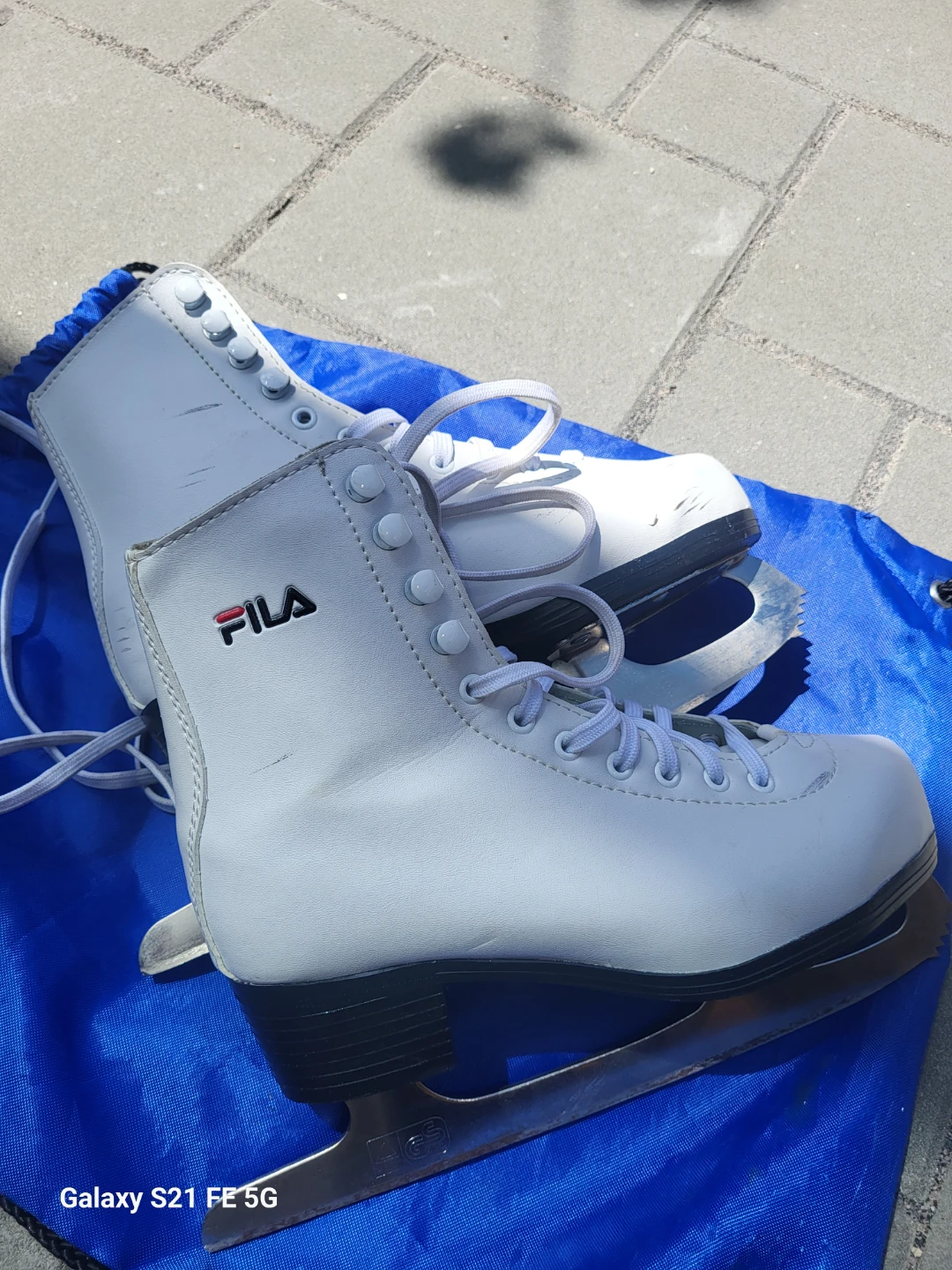 Fila White Figure Skates