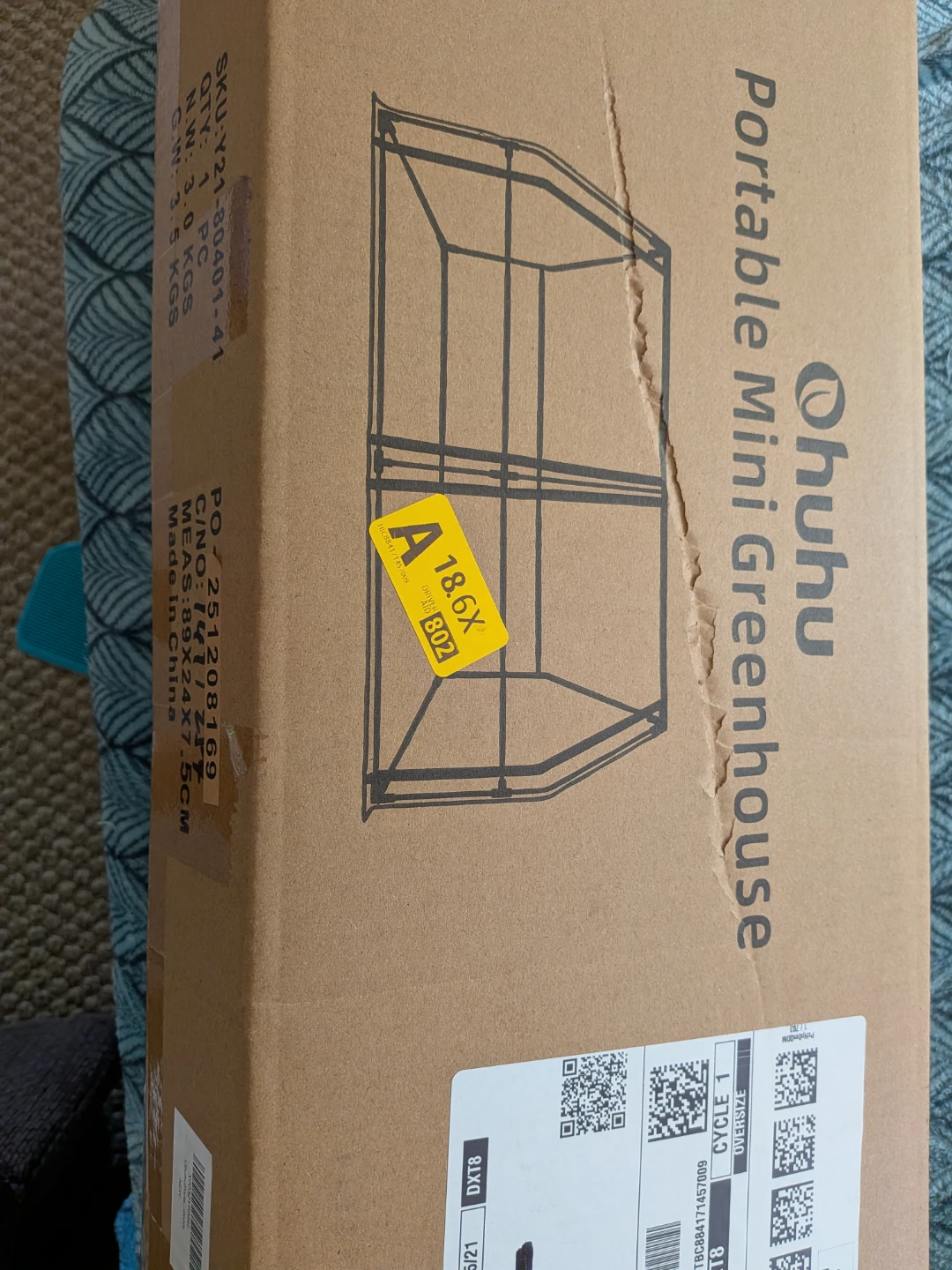 Ohuhu Portable Mini Greenhouse CASH ONLY AS IS