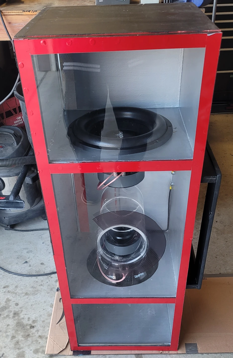 Skars Dual 12 Inch Subwoofers in box