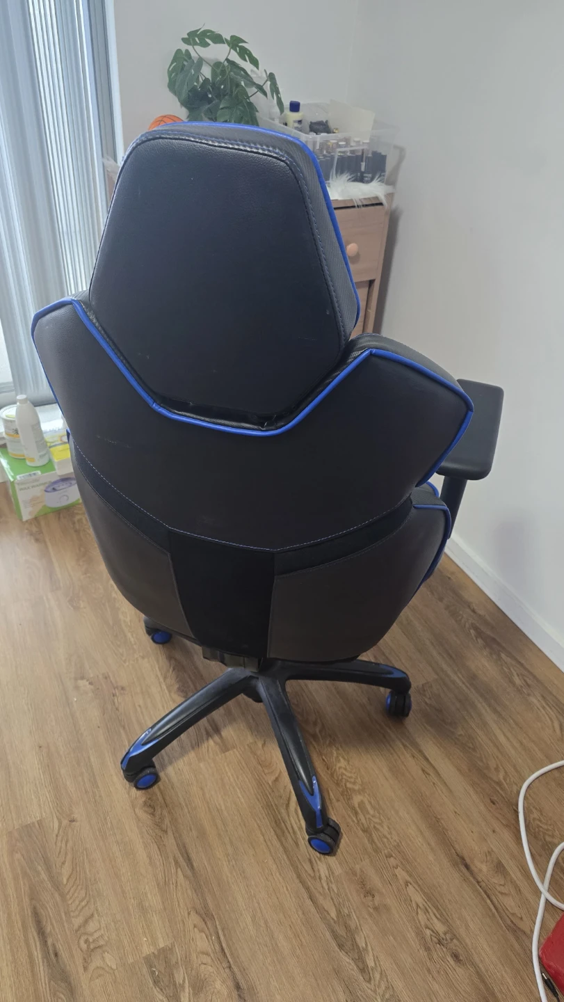 Black and Blue Gaming Chair - photo 2