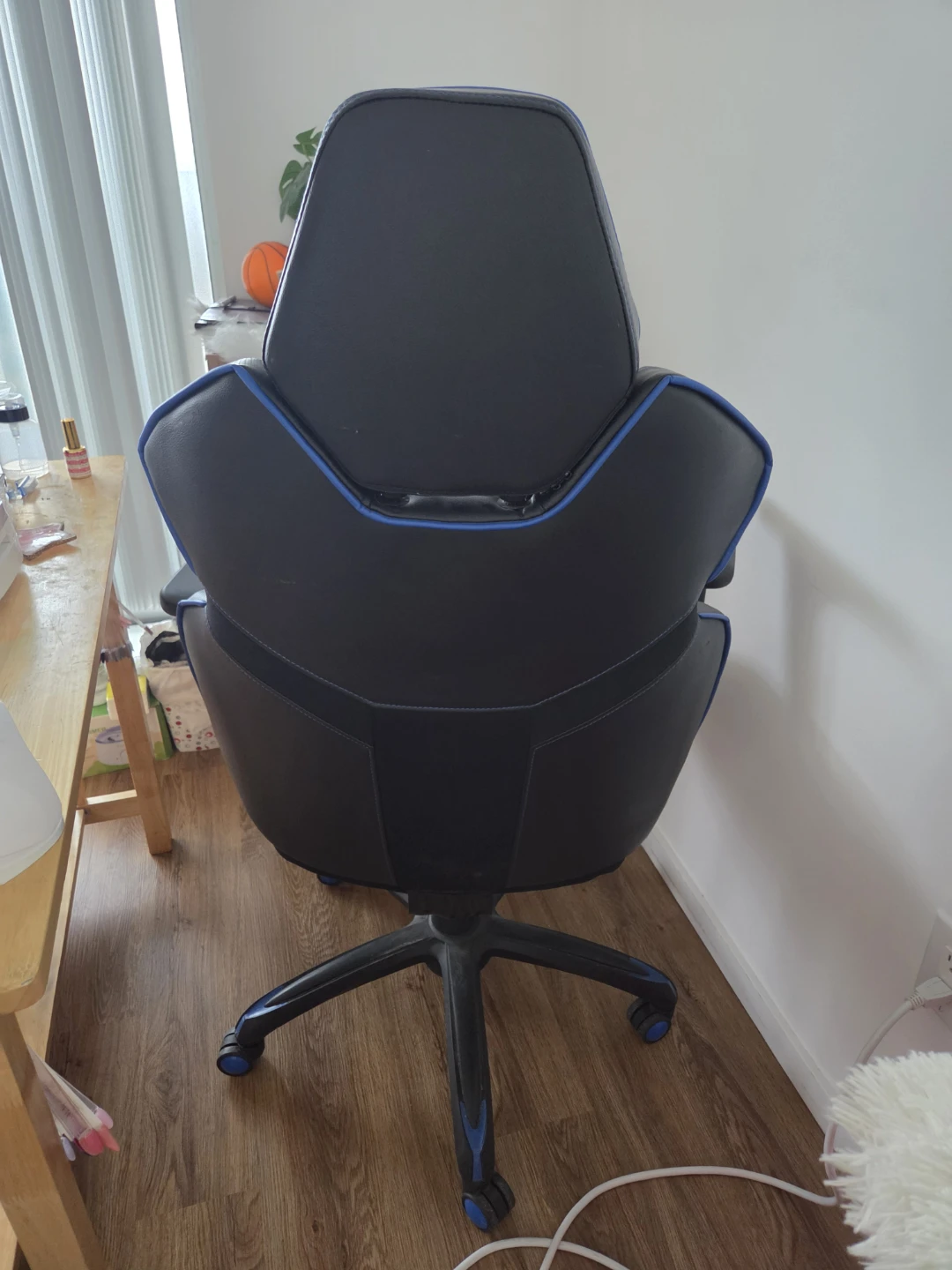 Black and Blue Gaming Chair - photo 5