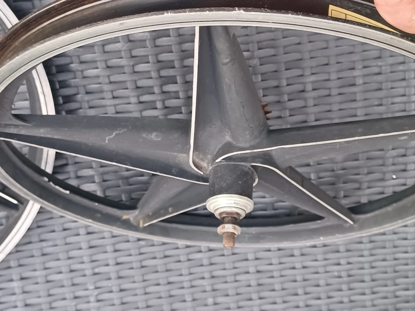 Pair of 5-Spoke Bicycle Wheels - photo 4