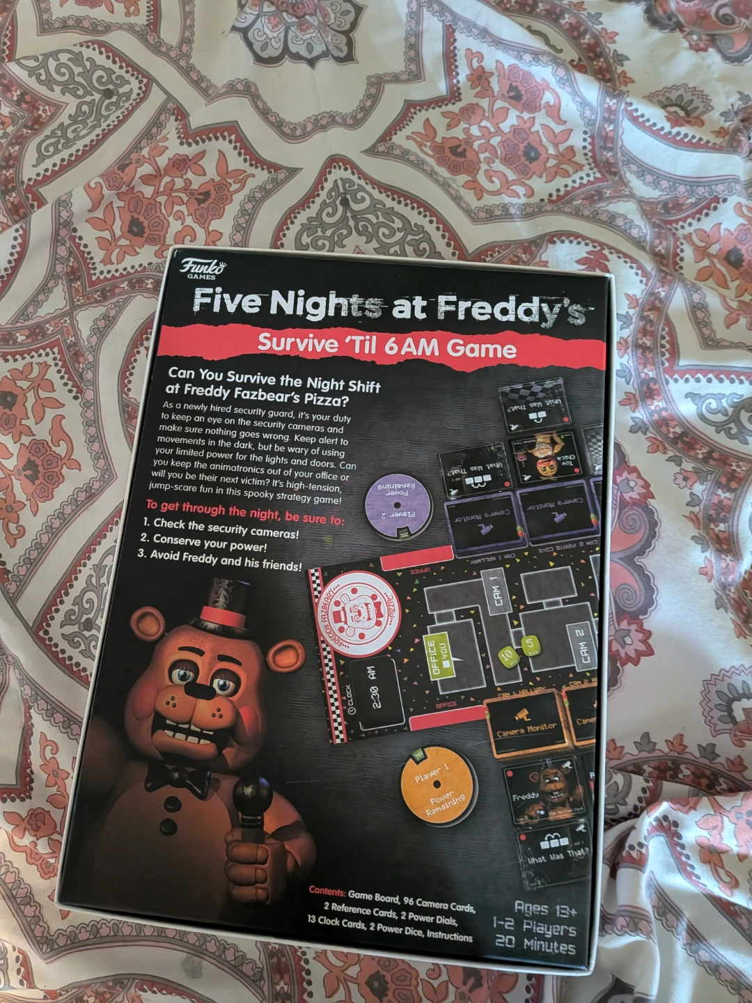 Five Nights at Freddy's Survive 'Til 6 AM Board Game - photo 3