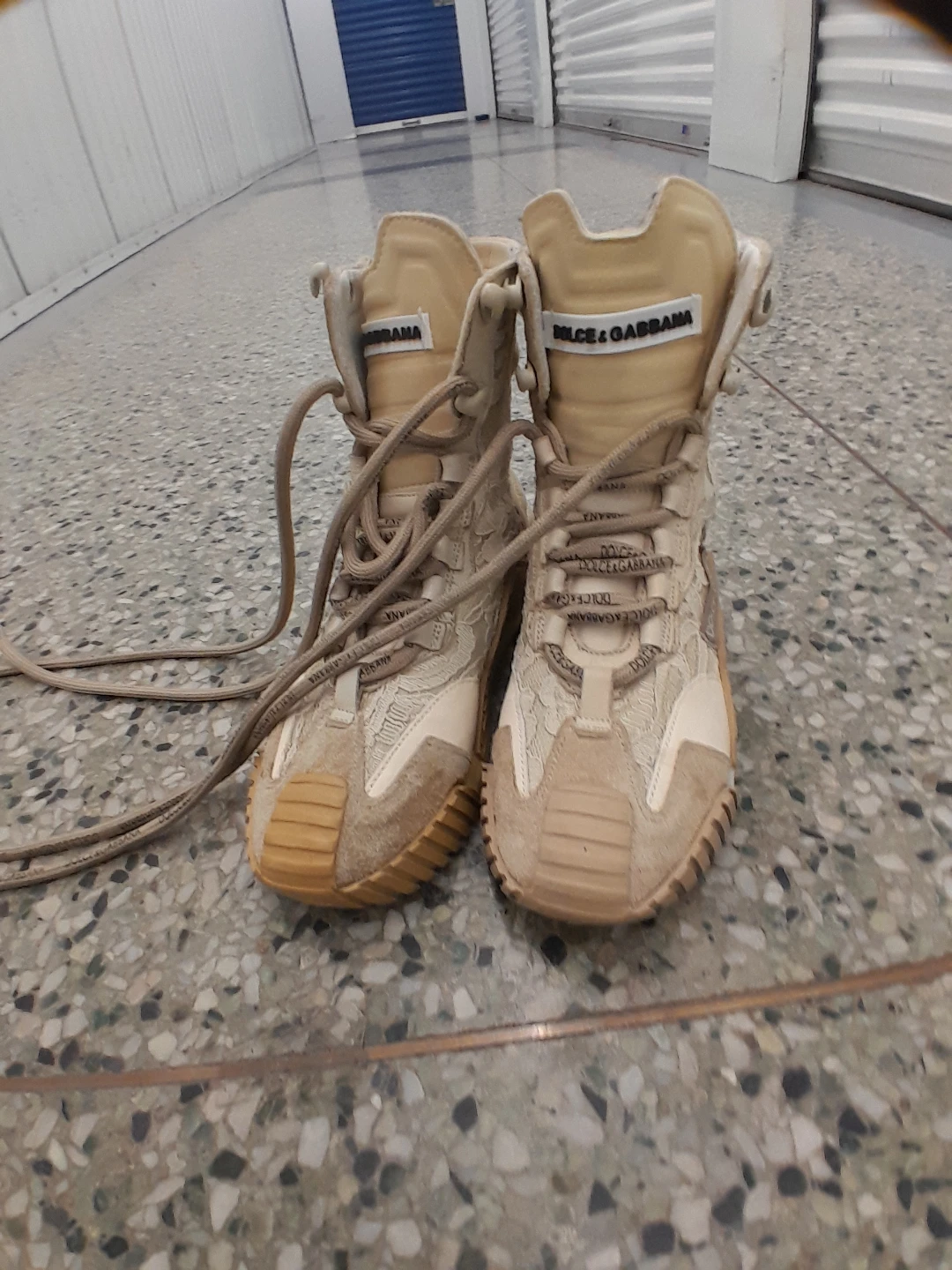 Dolce & Gabbana High-Top Sneakers Women's Size 6.5 - photo 4