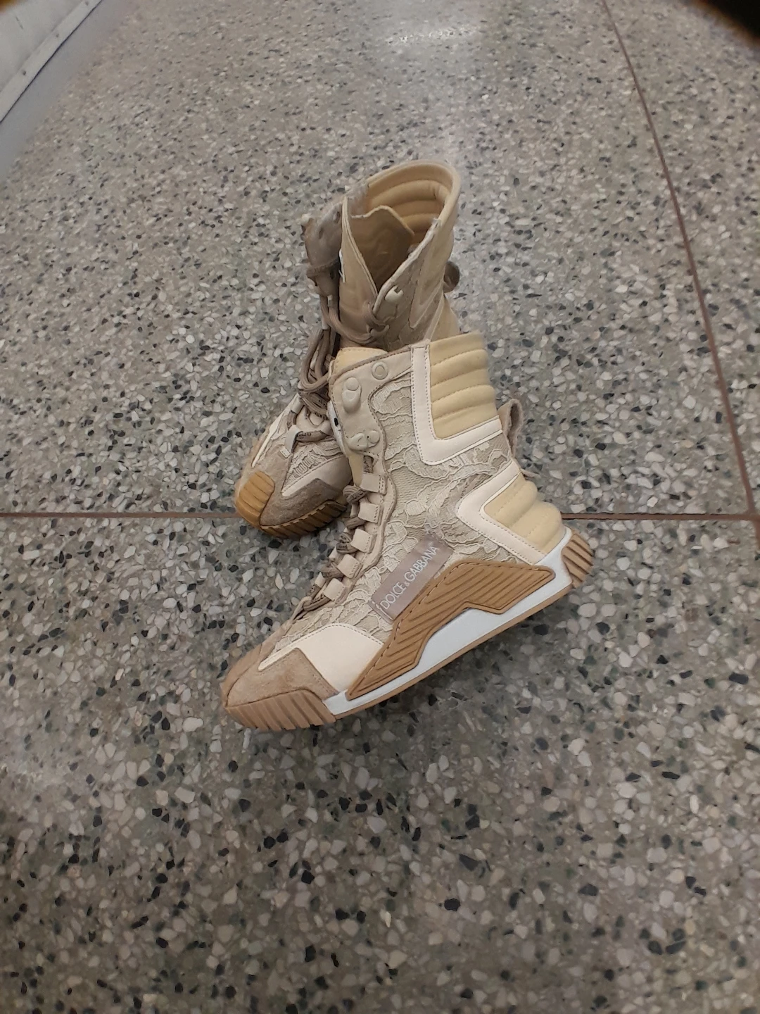 Dolce & Gabbana High-Top Sneakers Women's Size 6.5 - photo 5