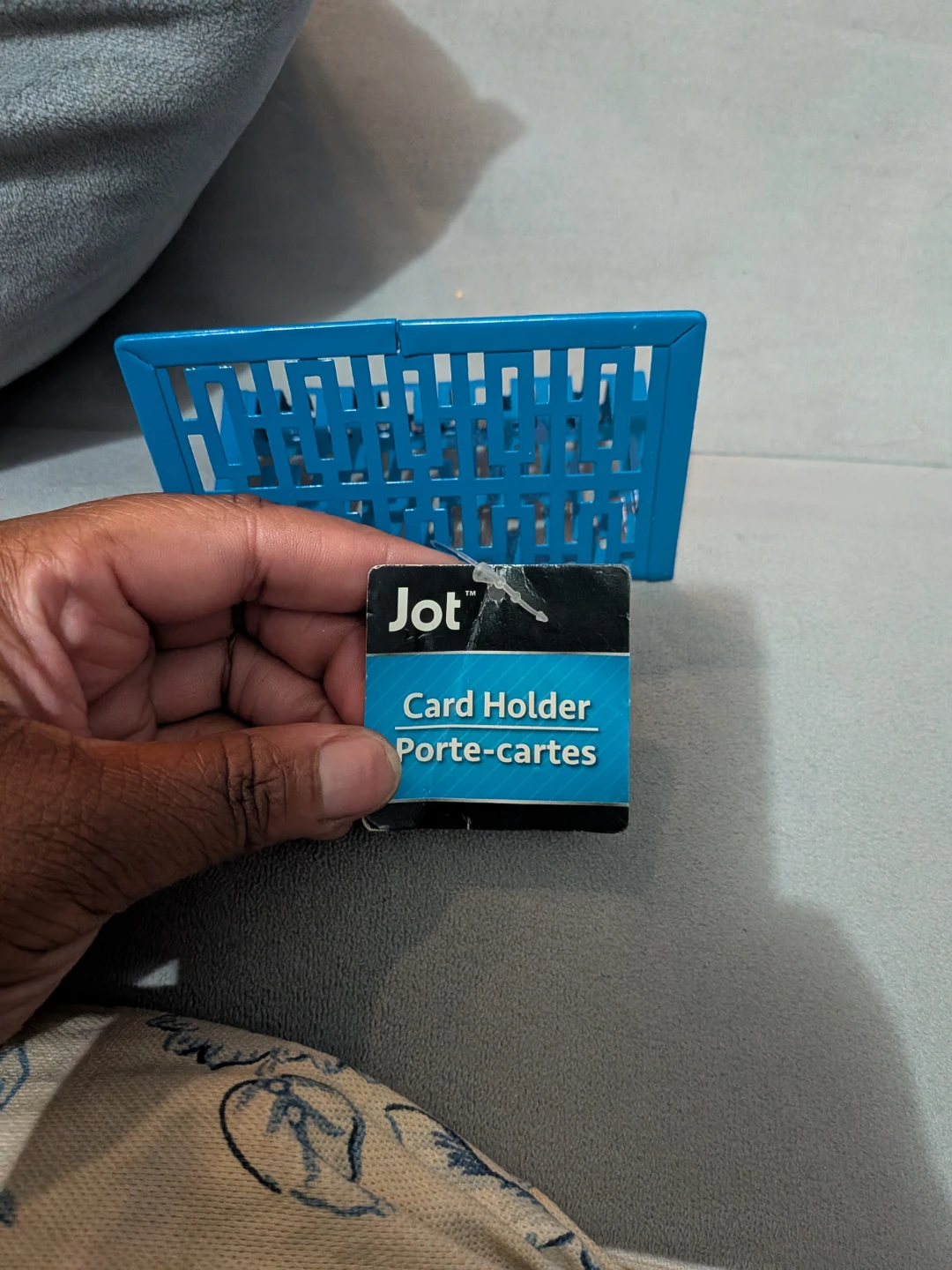 Jot Card Holder - Blue - photo 3