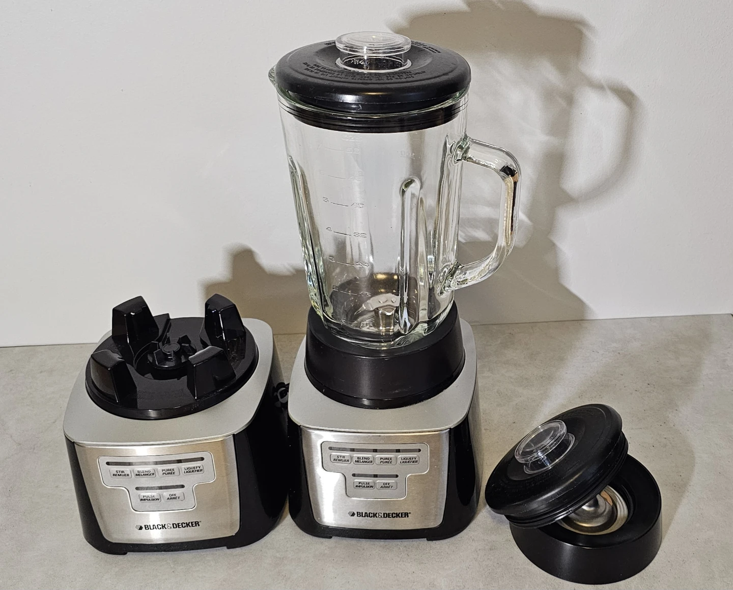 Black & Decker Glass Blender + Spare Motor Base