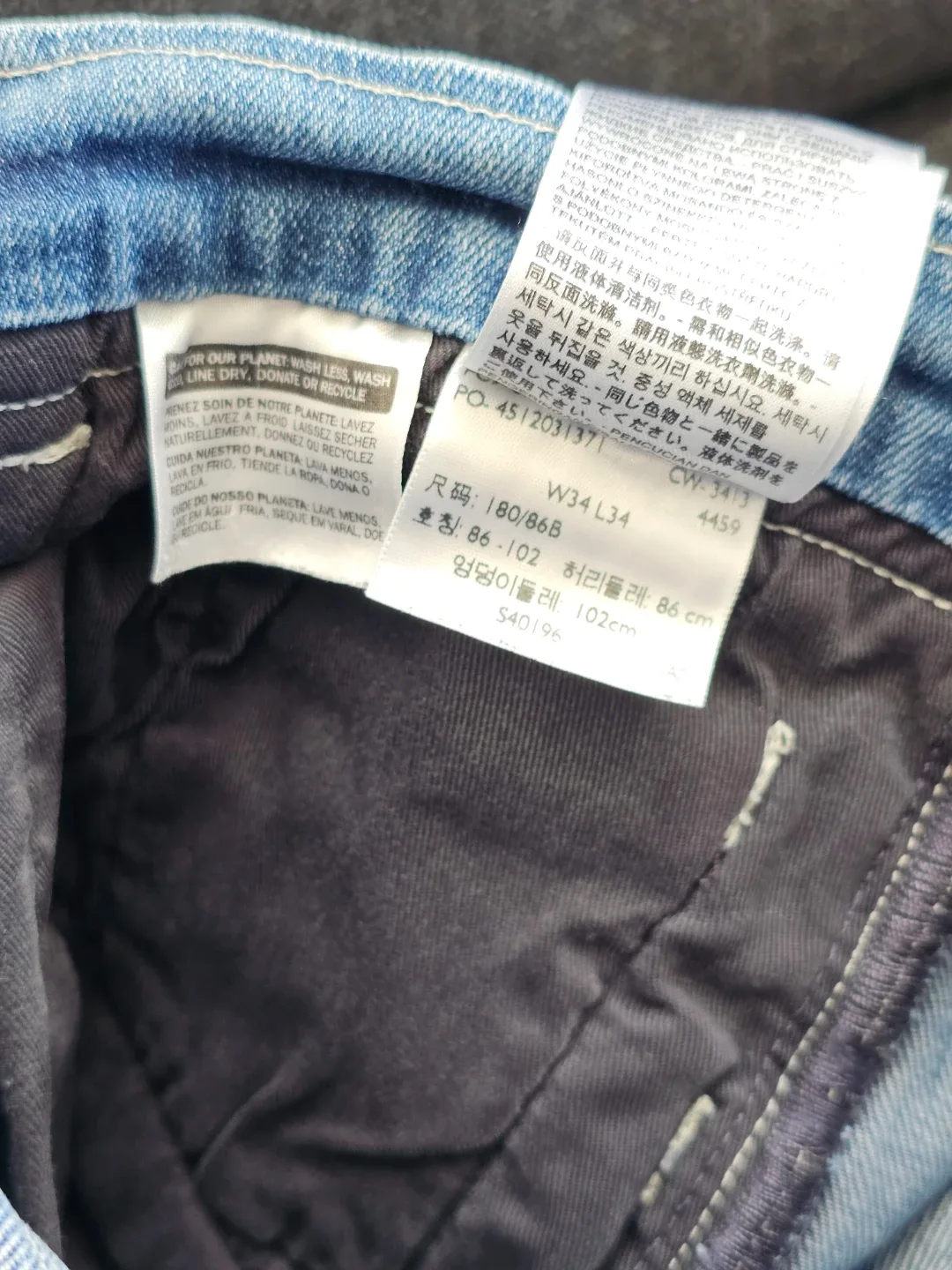 Levi's | Dark Blue Men's Jeans | Size 34x28 - photo 2
