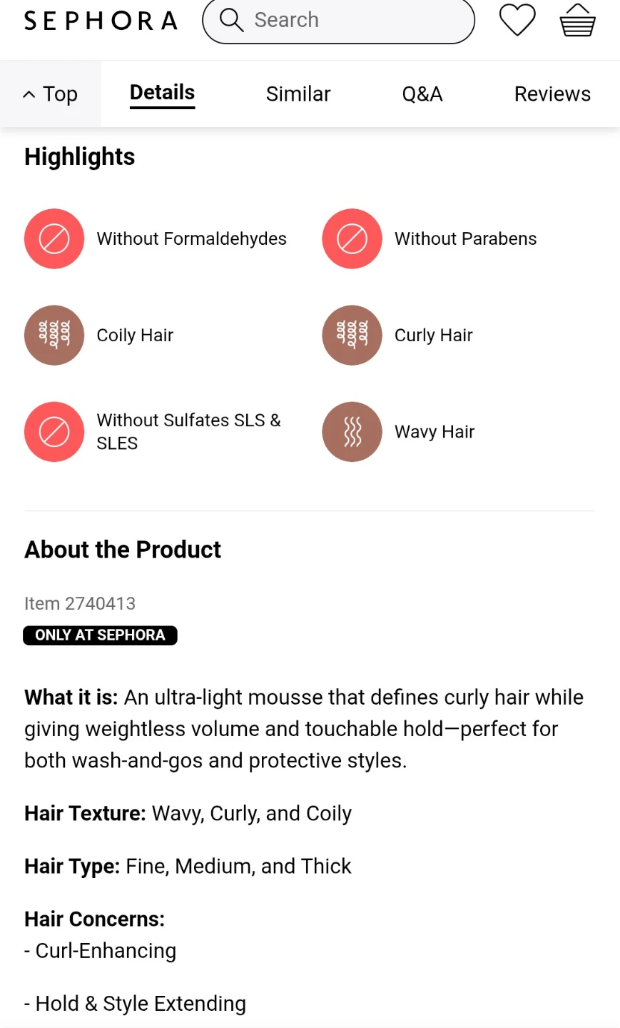 PATTERN Palo Santo Curl Mousse (2/3 full) - photo 5