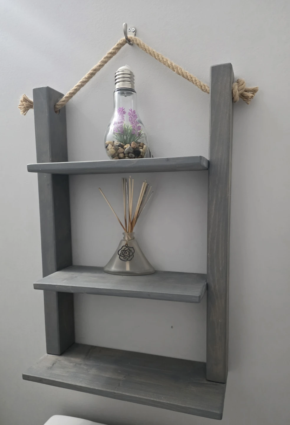 Hanging Rope Shelf