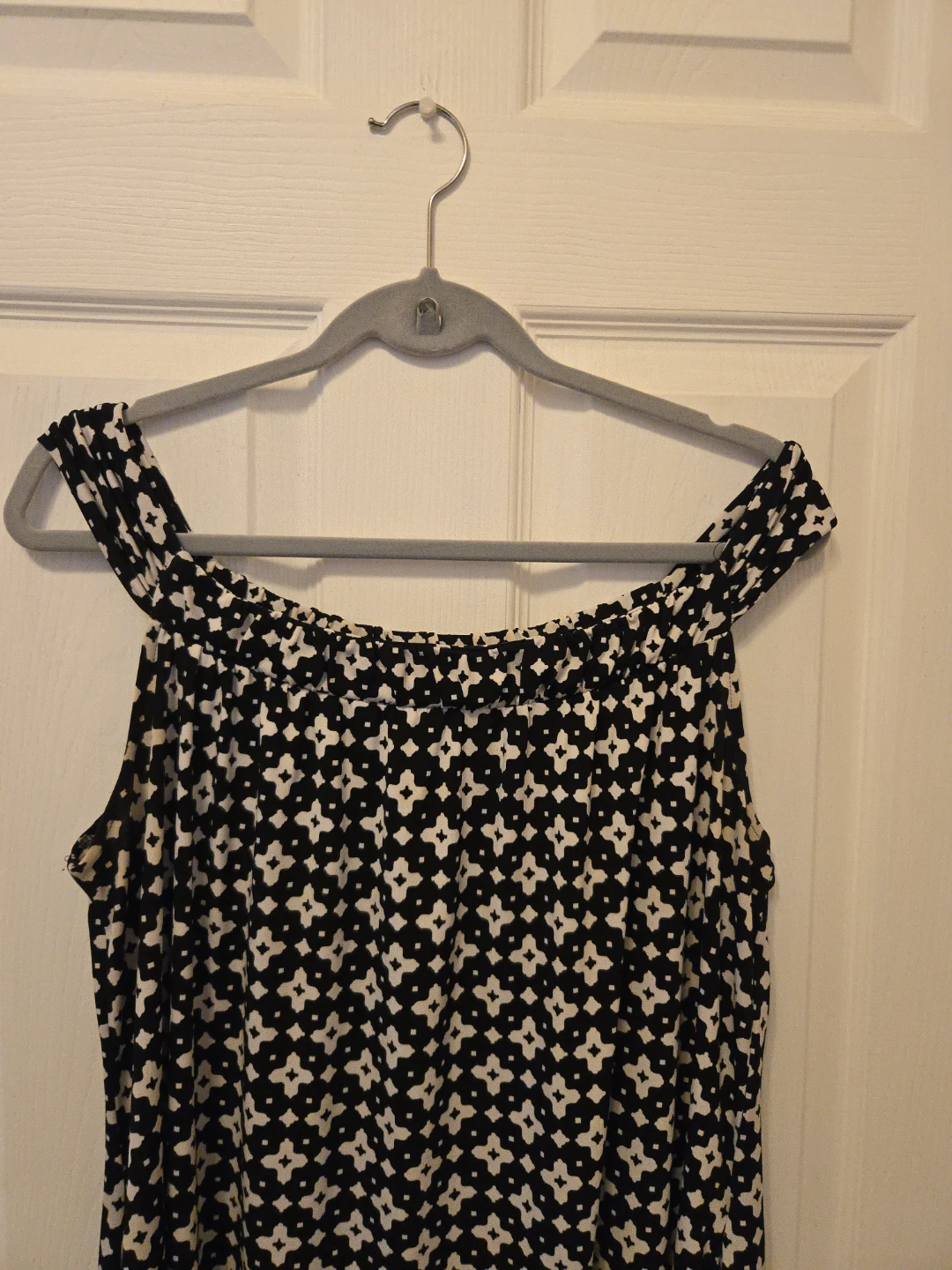 White House Black Market Black & White Pattern Dress Size S - photo 2