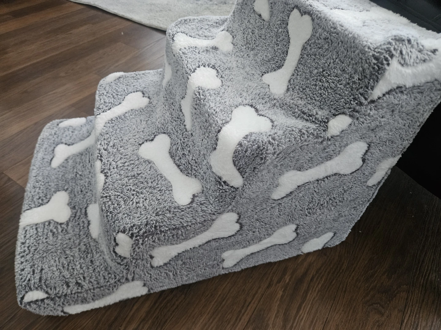 Grey Dog Stairs with Bone Pattern - photo 2