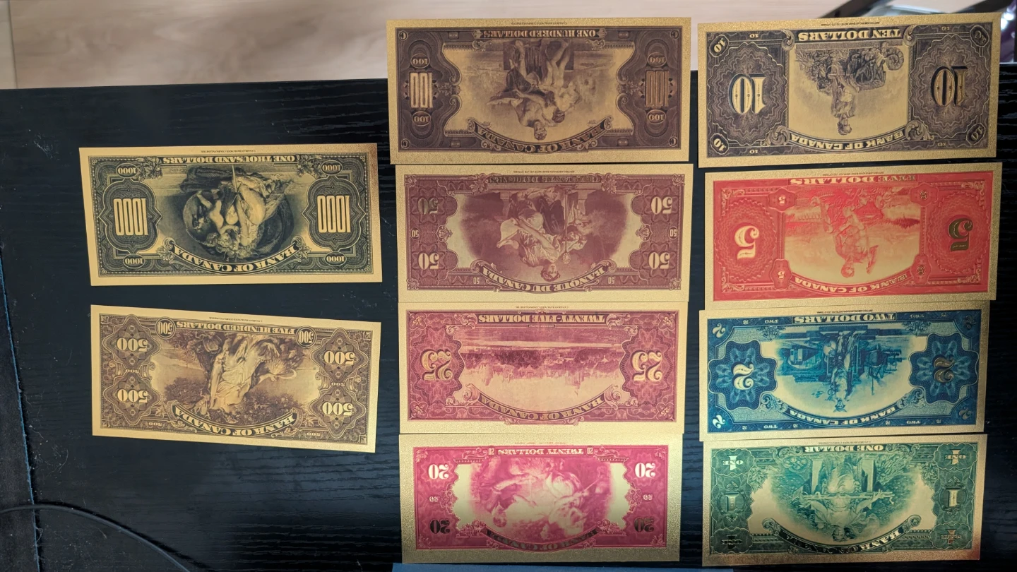 Bank of Canada Gold Banknotes Collection - photo 2