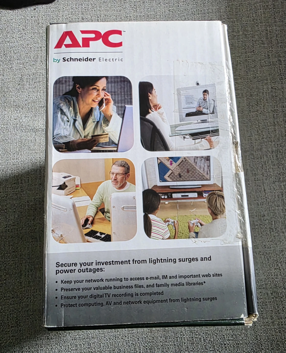 APC BE350R Back-UPS ES 350 Battery Backup Surge Protector - photo 4