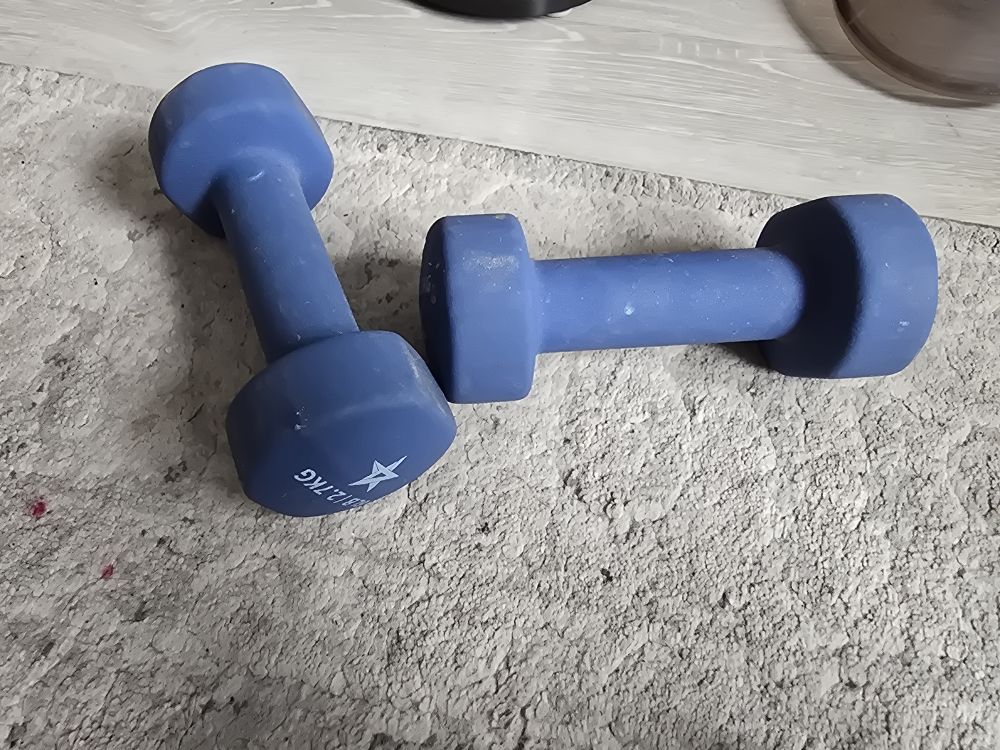 Blue Dumbbells - 6LB (12.7KG)