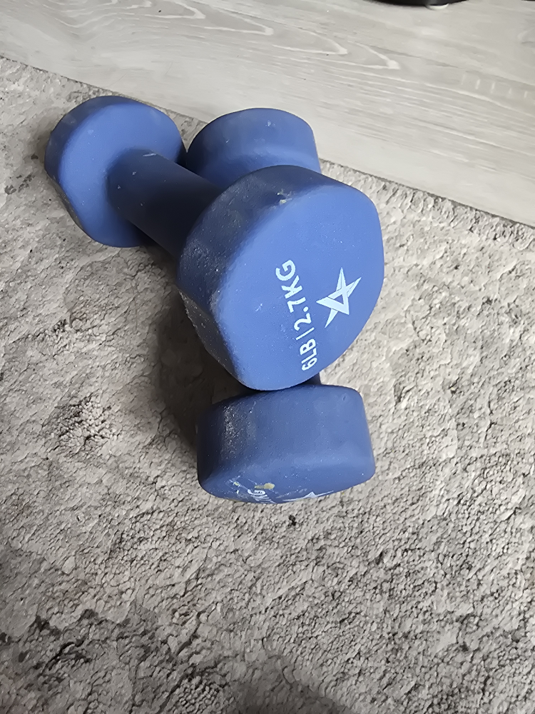 Blue Dumbbells - 6LB (12.7KG) - photo 2