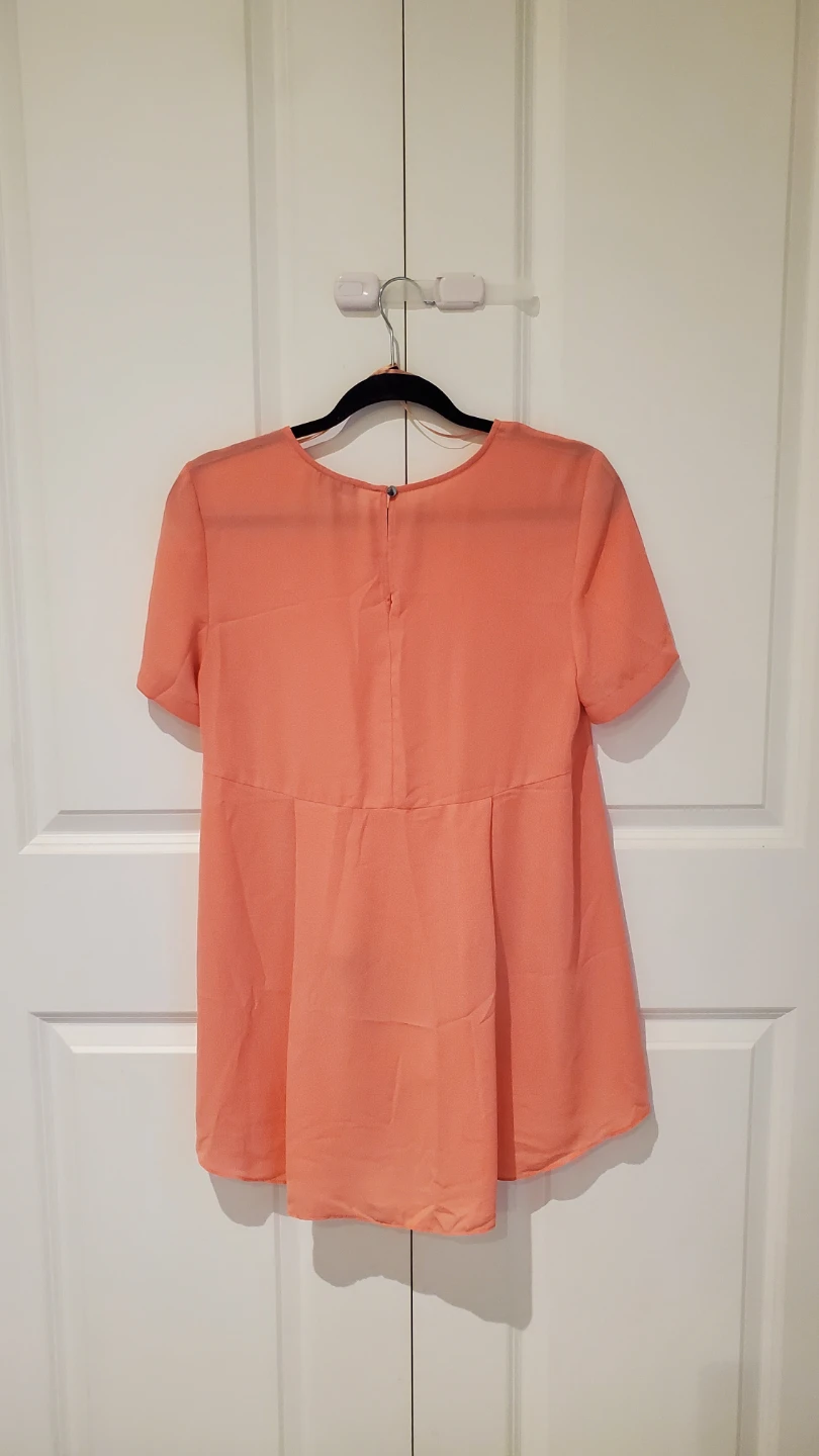 Peach High-Low Blouse - photo 2