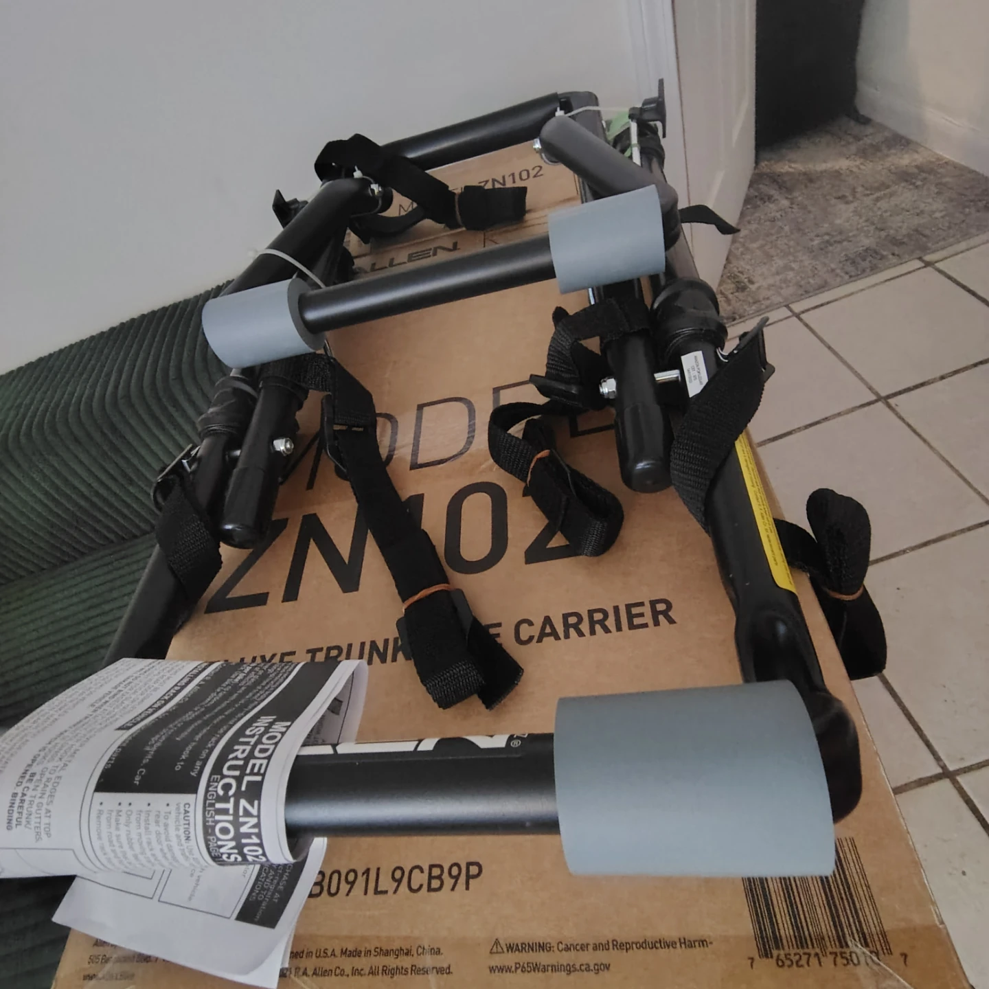 Allen Deluxe Trunk Carrier ZN102 Bike Rack - photo 3