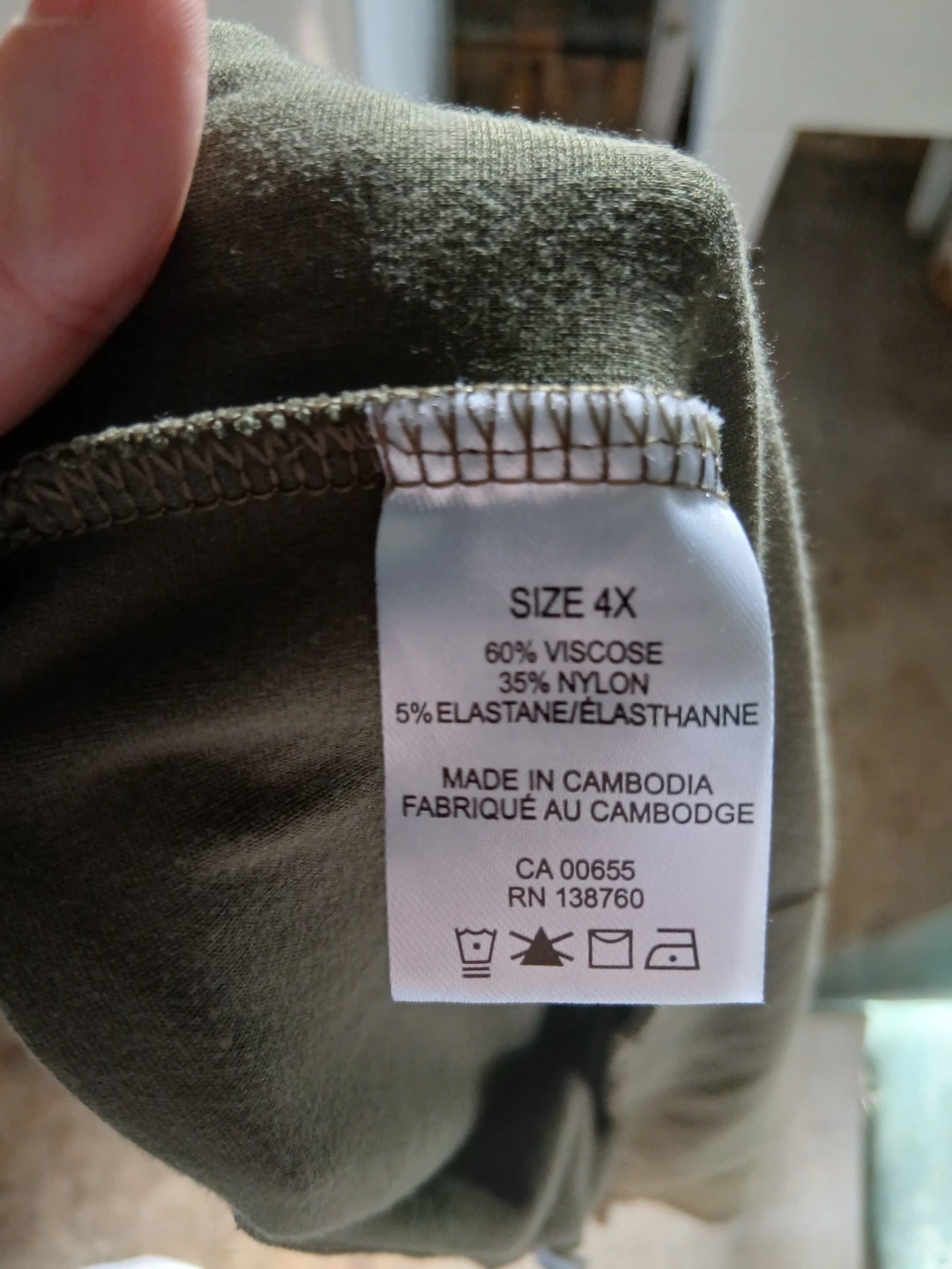 Pennington's Green Cropped Leggings Size 4X - photo 4