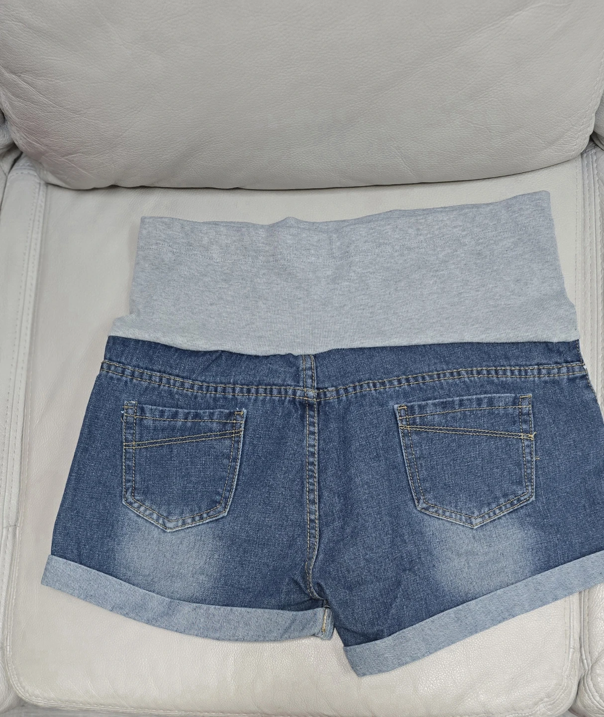 Maternity Denim Shorts 2XL - photo 2