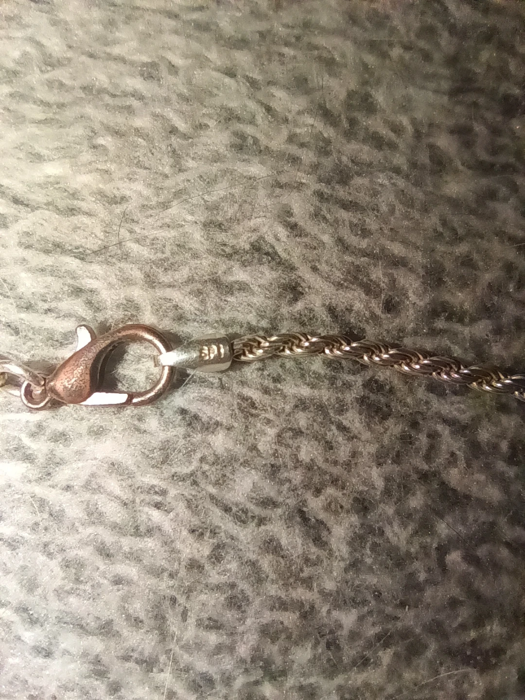 Genuine Italian 925 Sterling Silver Diamond-Cut Rope Chain (26") - photo 2