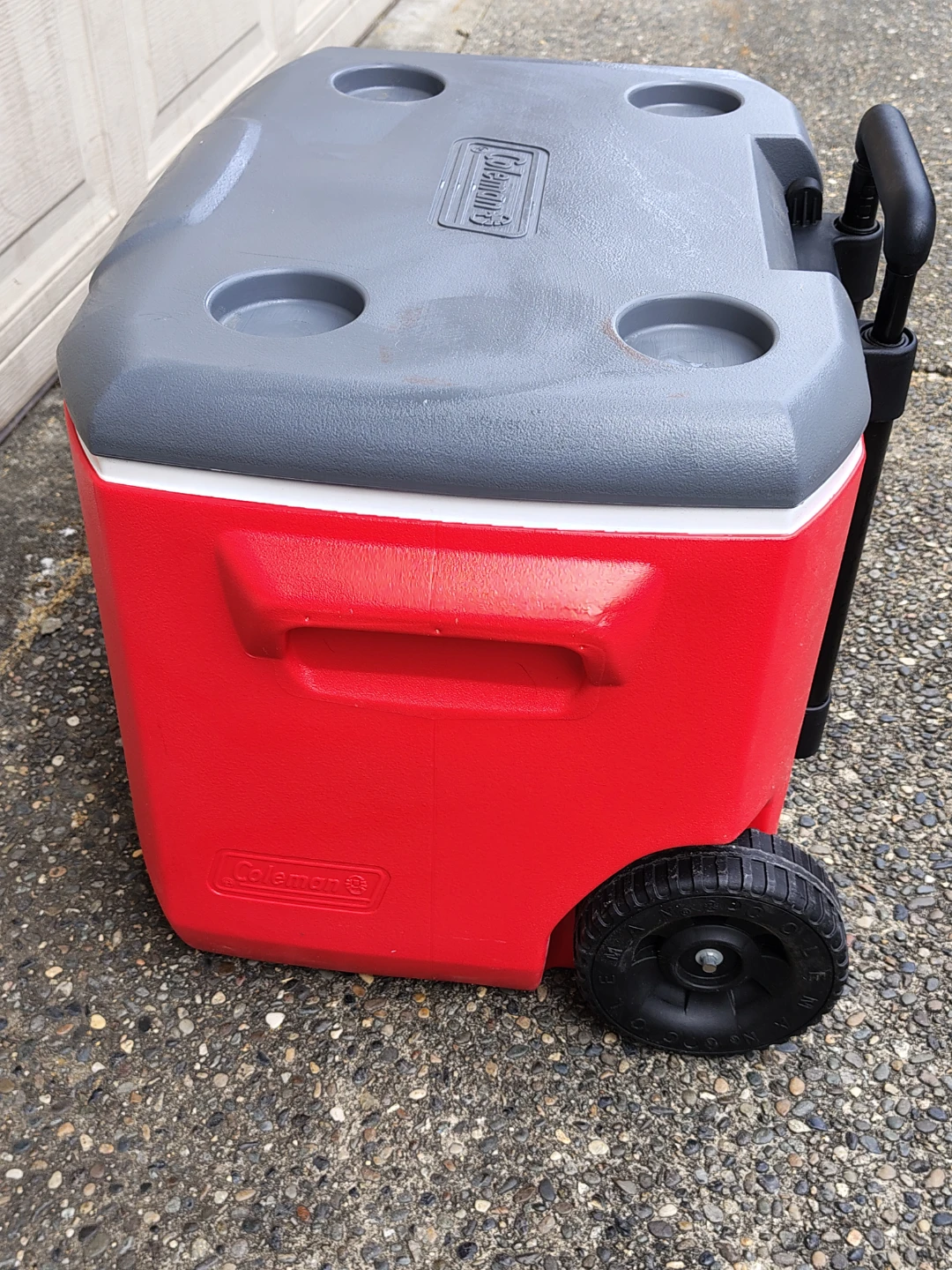 Coleman 60qt Wheeled Cooler with Drain 🥕 Like New - photo 3