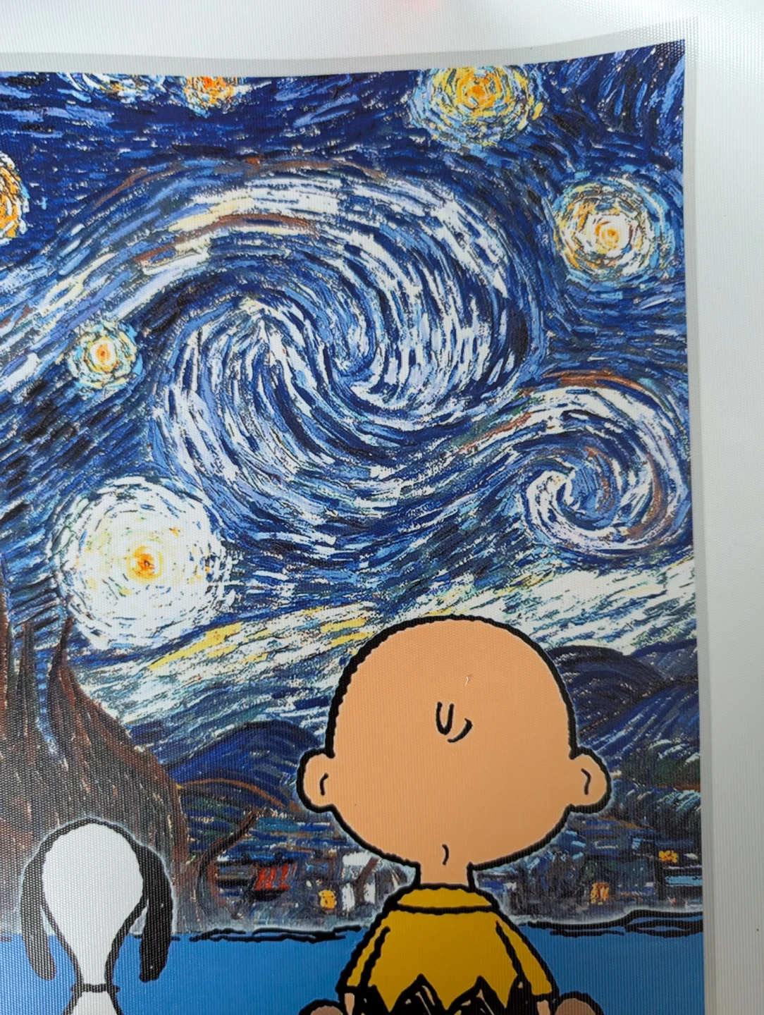 Charlie Brown & Snoopy Starry Night print, 30x40cm - photo 3