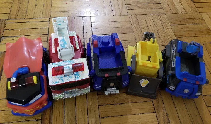 Paw Patrol Toy Vehicles Lot