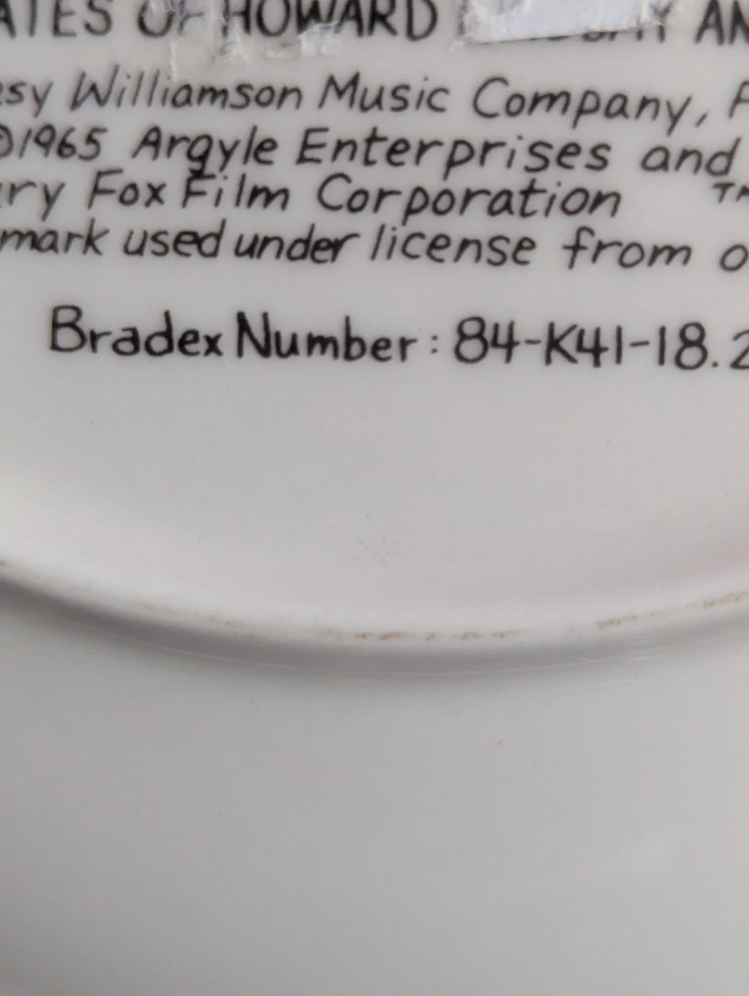 Knowles "Do-Re-Mi" Collector Plate - 1986 - photo 3