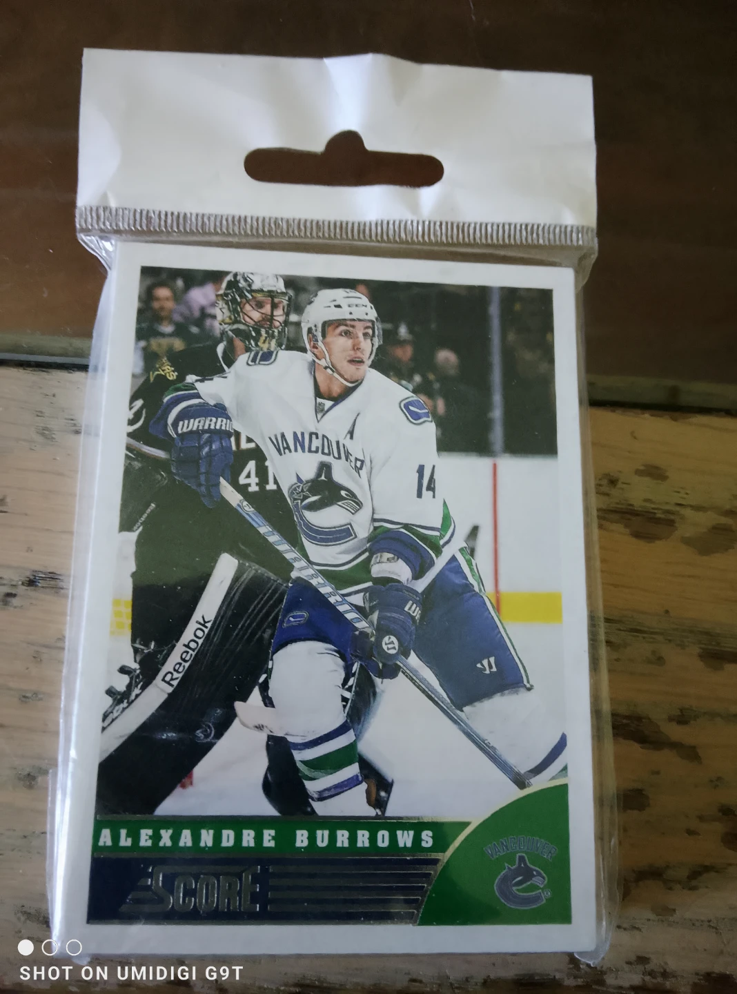 Alexandre Burrows Vancouver Canucks Hockey Card