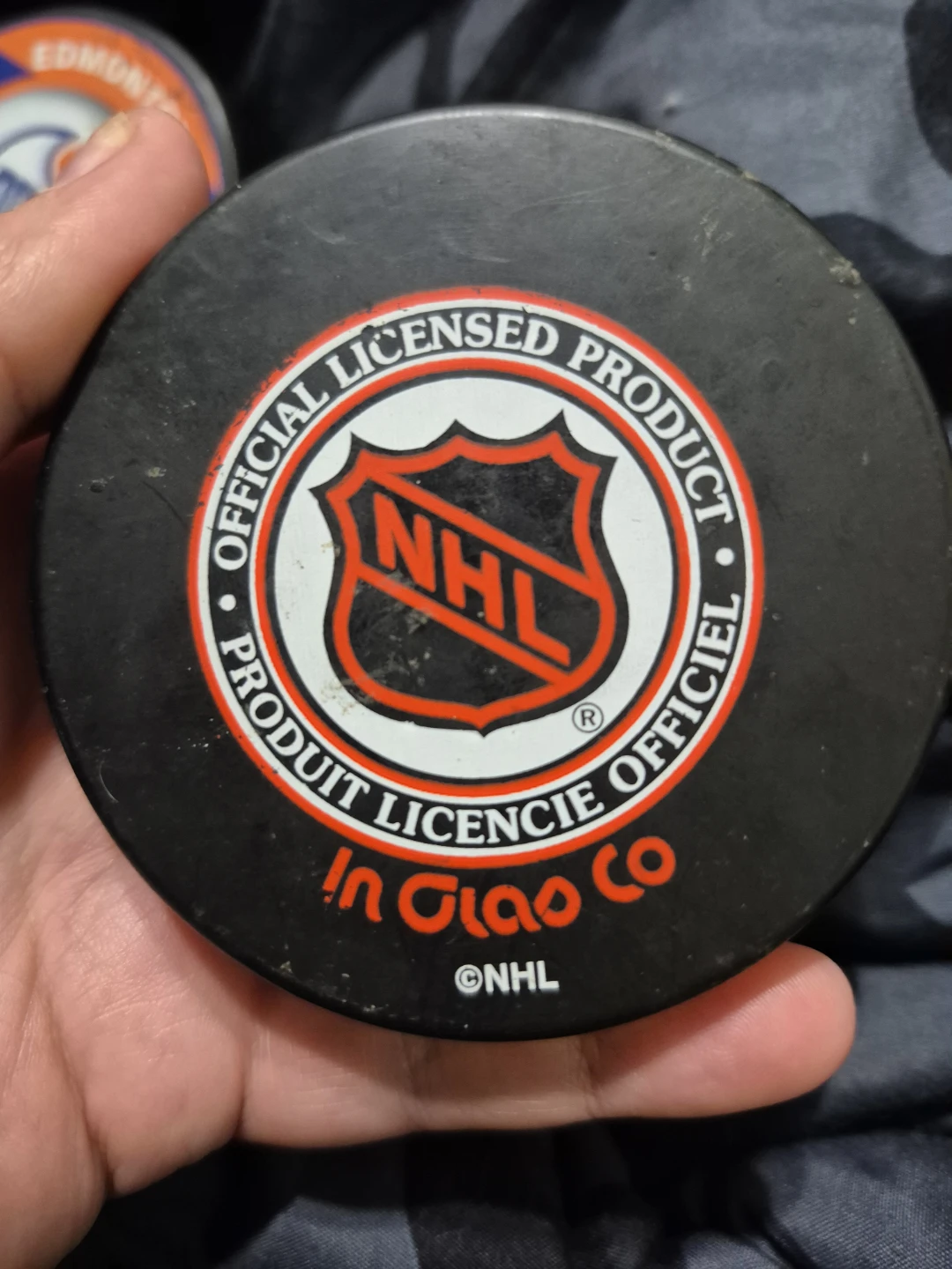Edmonton Oilers NHL Official Licensed Hockey Puck - photo 2
