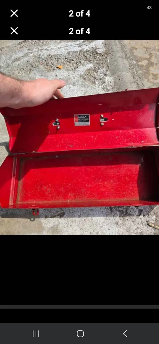 Red Husky Metal Toolbox - photo 2