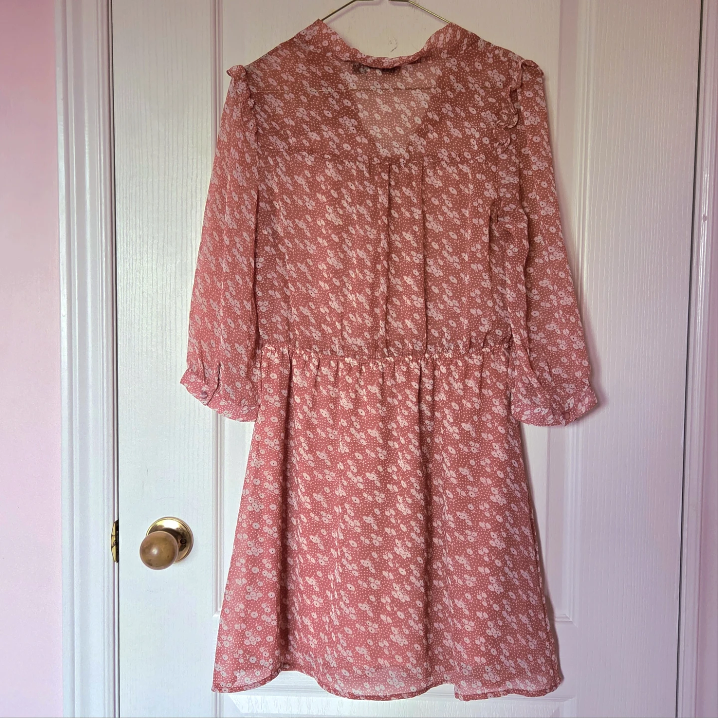 Pink Floral Summer Dress - photo 2