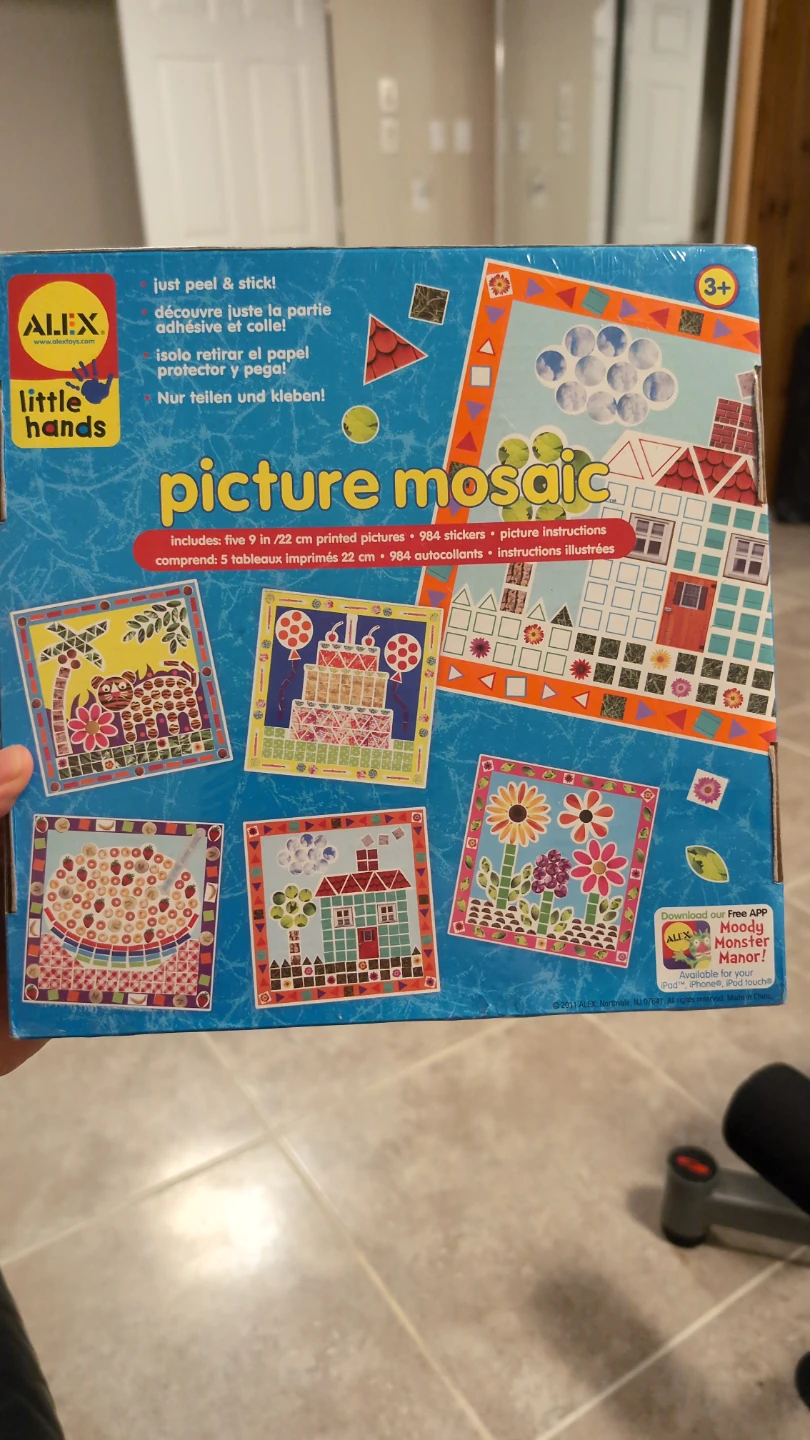 ALEX Little Hands Picture Mosaic Craft Kit - photo 2