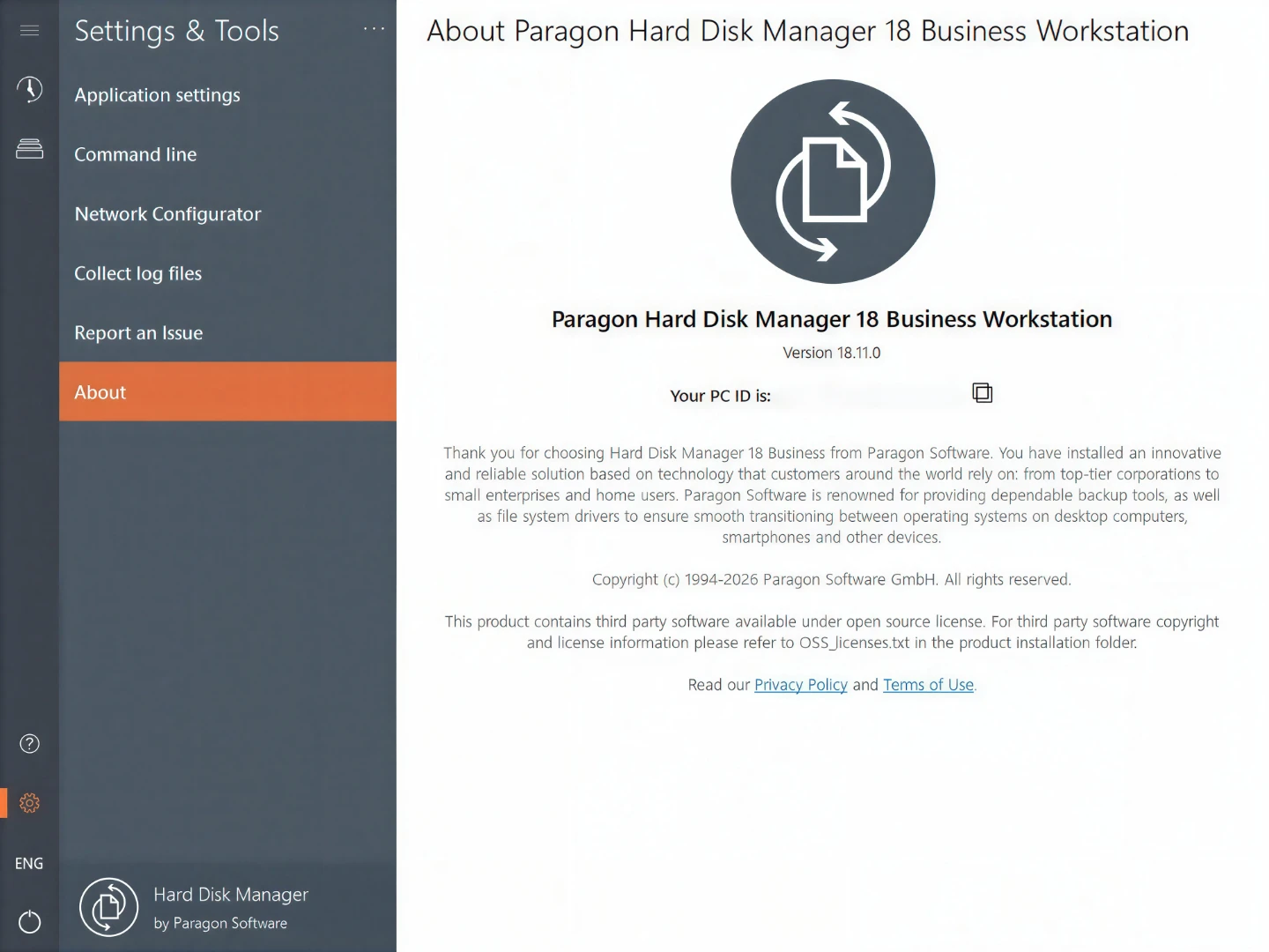 Paragon Hard Disk Manager Business Workstation Bootable DVD - photo 4
