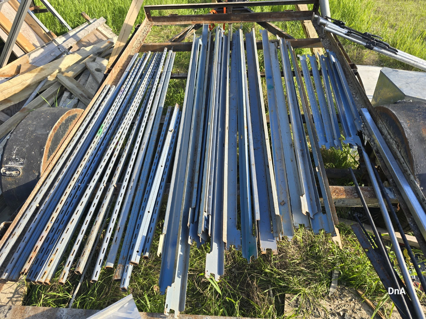Racking Bundle of Metal Beams and Uprights