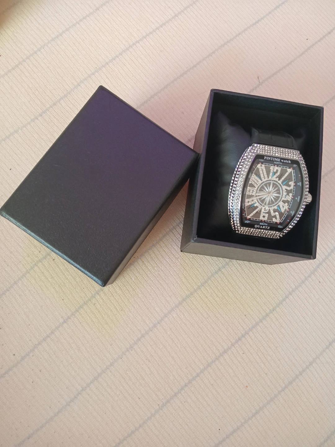 PINTIME Watch Silver Crystal Quartz - photo 2